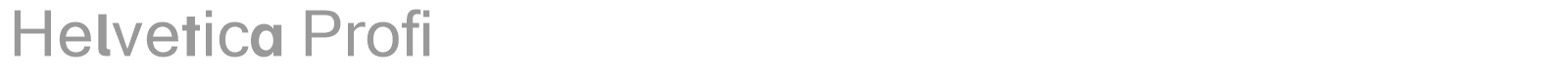 Helvetica Profi font preview